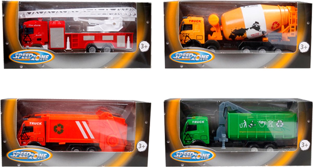 Speedzone Bedrijfsvrachtwagens 1:87 D/C - 31260671 | 4 versies